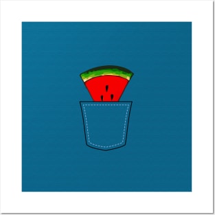Watermelon in Pocket Posters and Art